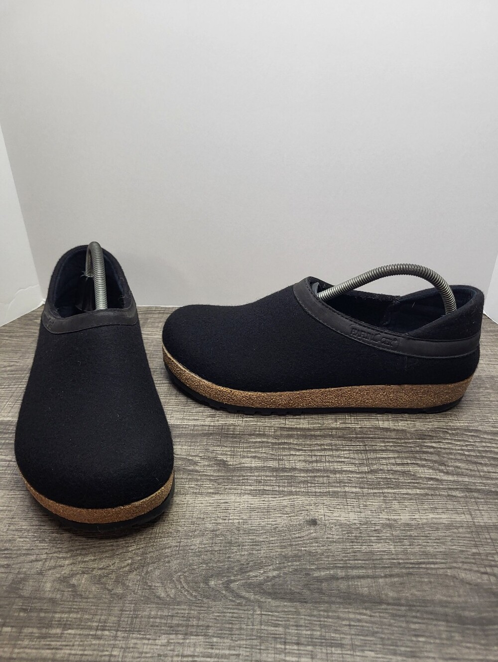Haflinger GZH Grizzly Black Size 42 Men's 9 Women's 11 Clogs Shoes Wool